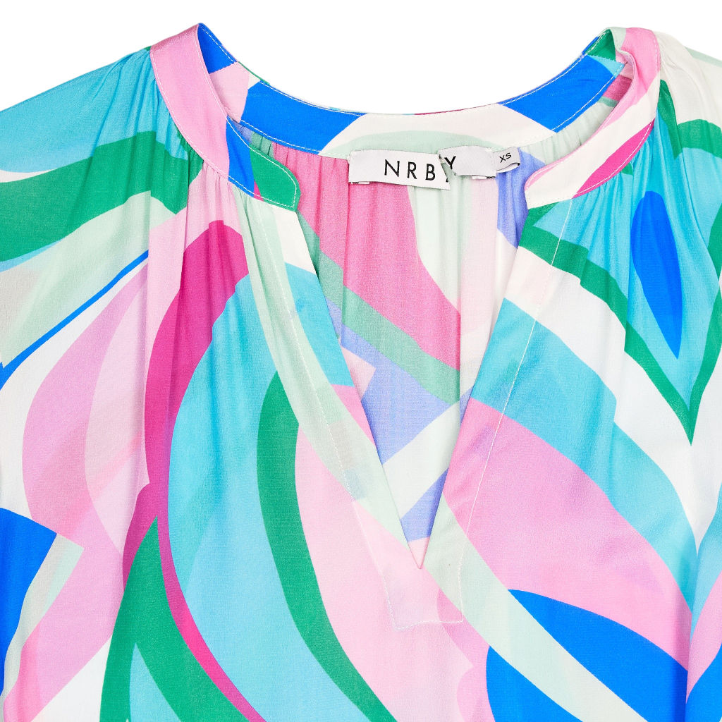 NRBY Multicolour Silk Dress
