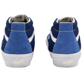 Vans Blue & White Suede High-Top Trainers