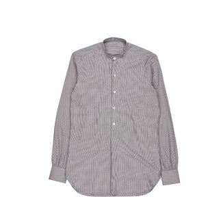 Anderson & Sheppard Grey Collarless Shirt