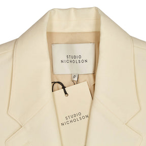Studio Nicholson Parchment Conde Soft Tailoring Blazer