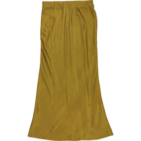 Wyse Mustard Satin Kendall Skirt