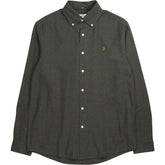 Farah Green Button-Down Organic Cotton Shirt