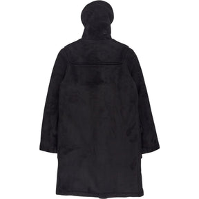 Gloverall Black Duffle Coat Wool Blend