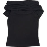 NRBY Black Off-Shoulder Top
