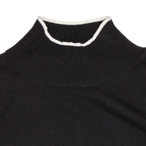 Omnes Black Turtleneck Dress