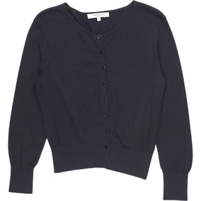 L.K. Bennett Black Silk Cotton Cardigan