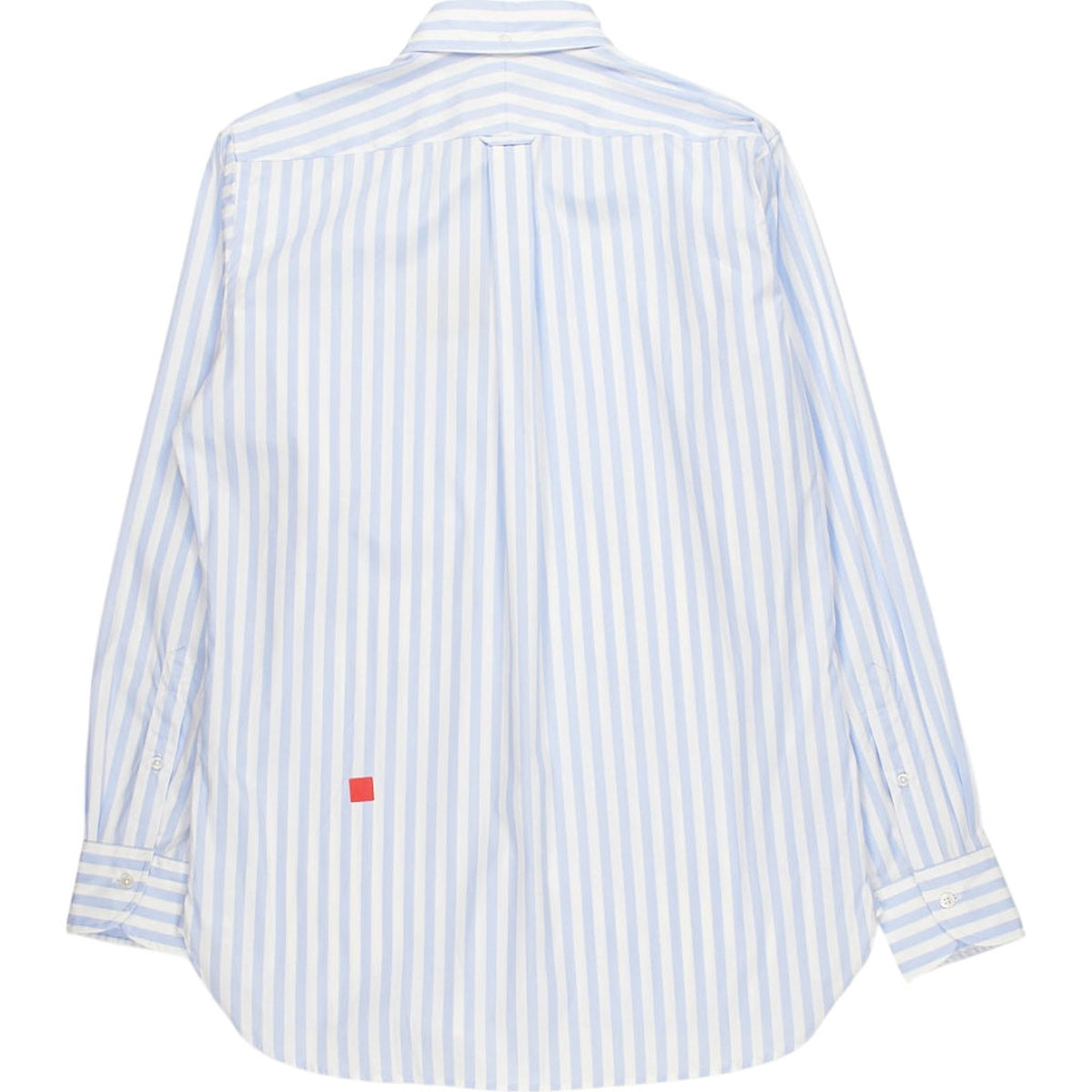 Drake's Blue Stripe Poplin Shirt