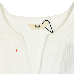 Hush White Sylvia Top Cotton