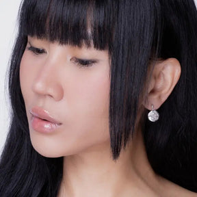 Pink Opal and Pearl Enamel Starry Night Earrings - 2 colours