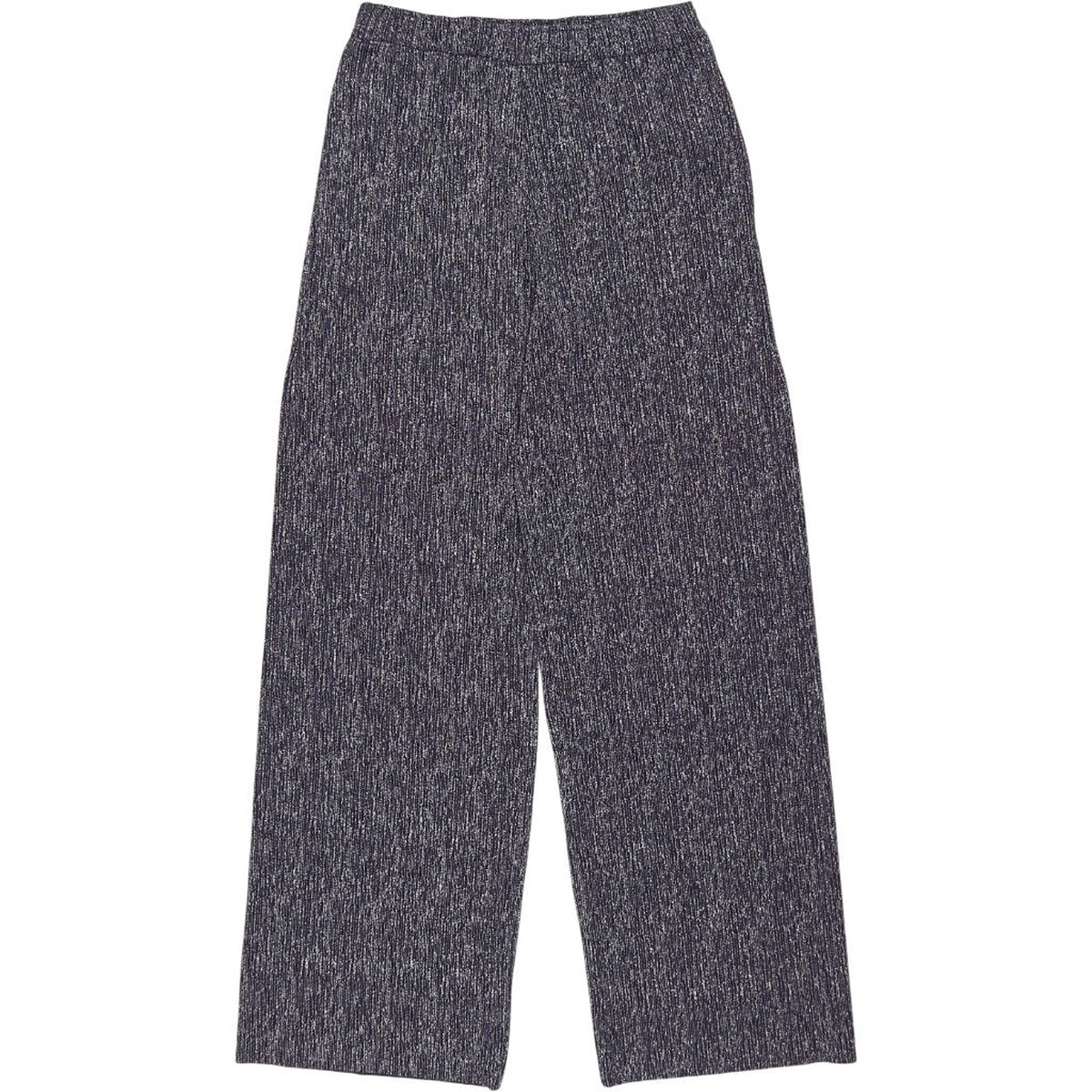 WYSE  Midnight Silver Isla Plisse Trousers