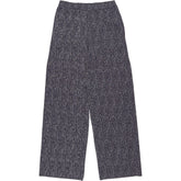WYSE  Midnight Silver Isla Plisse Trousers