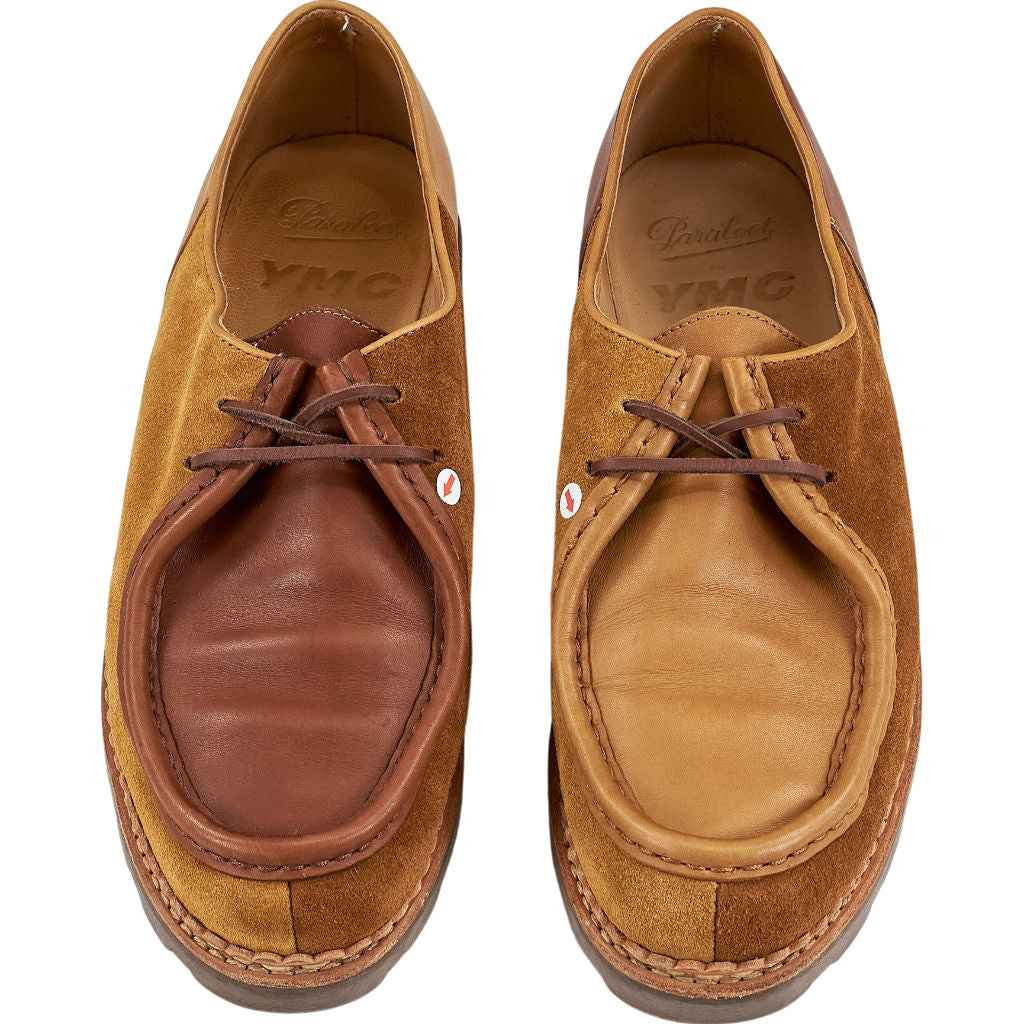 Paraboot Brown Leather Patchwork Shoes EU 44