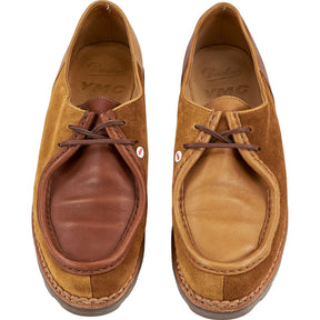 Paraboot Brown Leather Patchwork Shoes EU 44