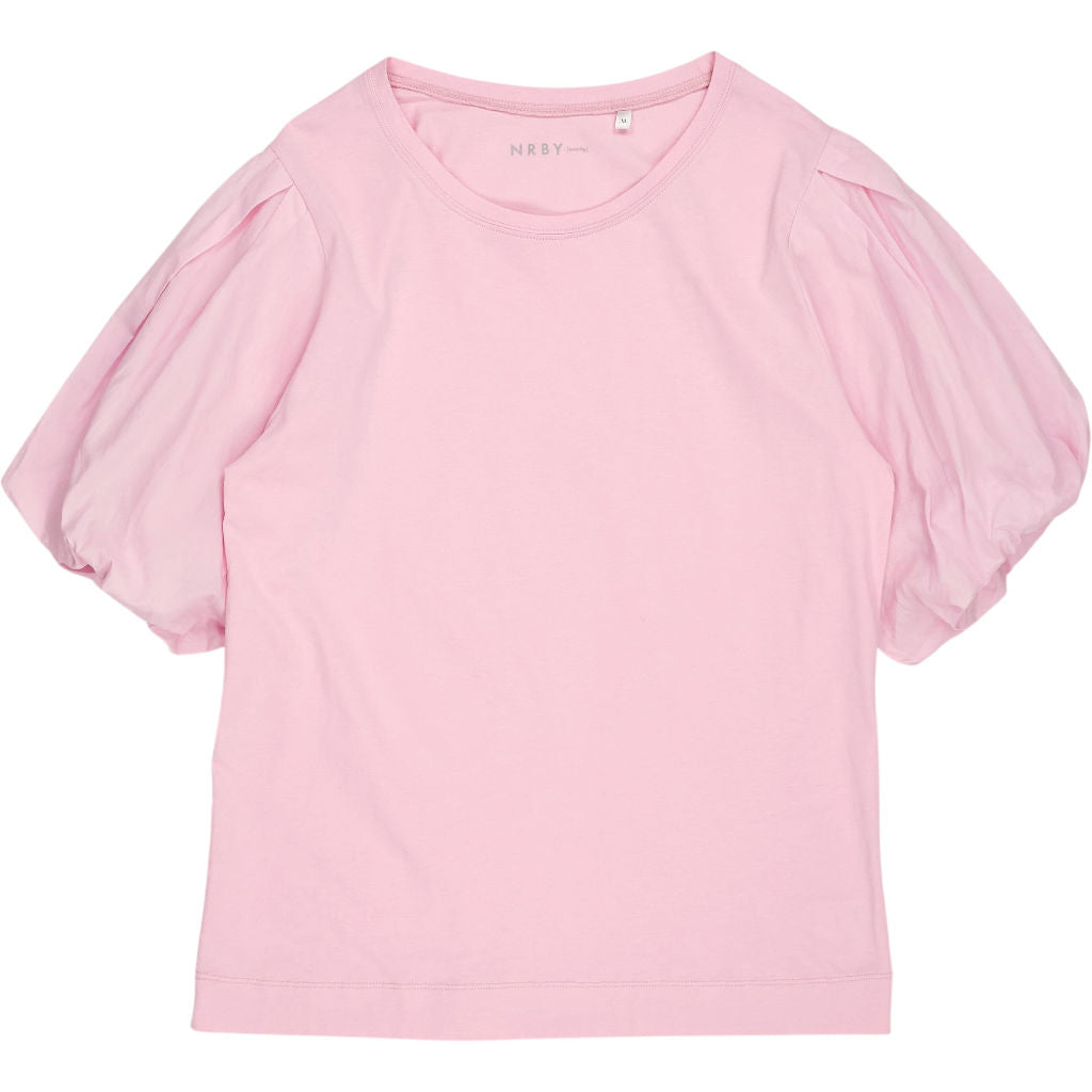 NRBY Pink Puff Sleeve Top