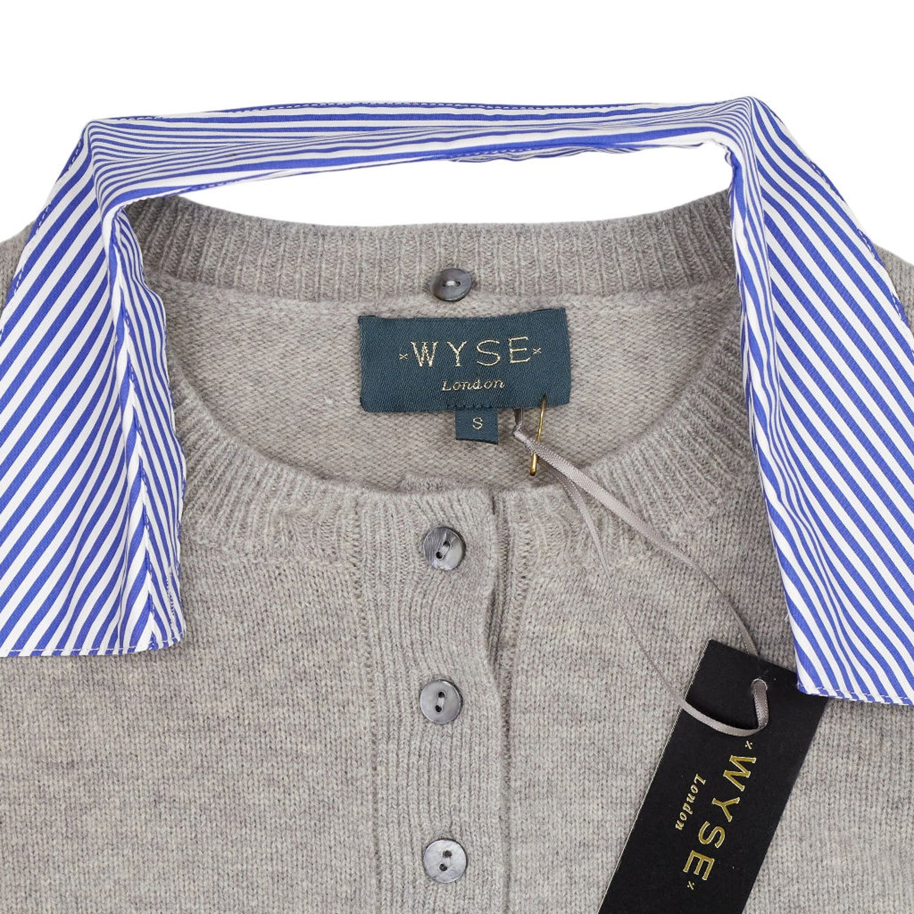 Wyse Grey Removable Trim Jumper