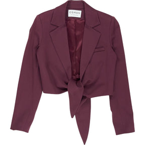 Osman Burgundy Bette Blazer