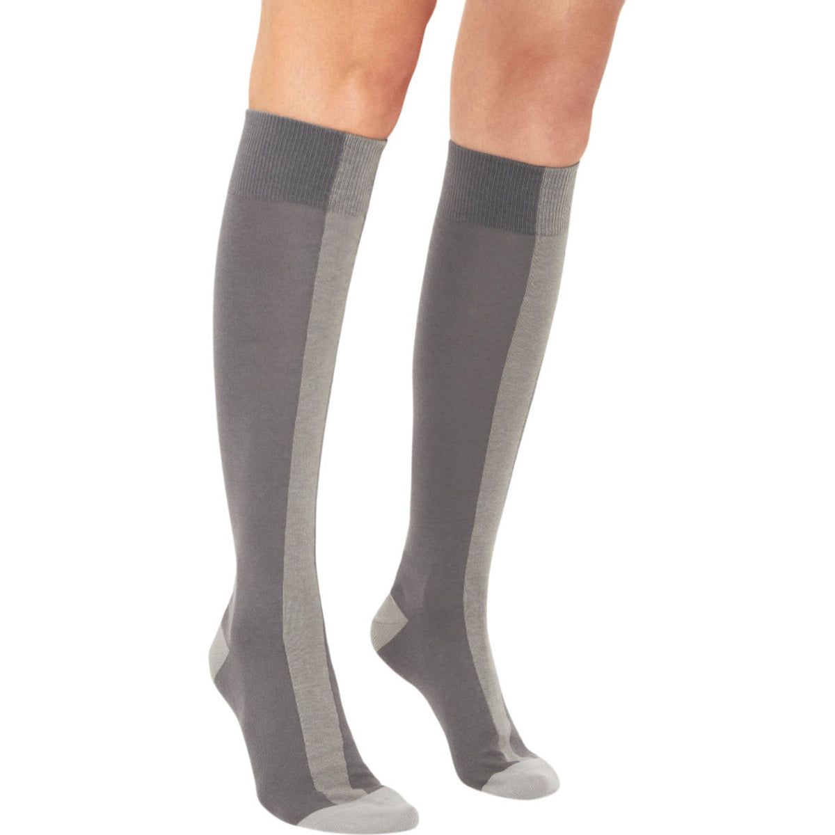 Amari-Amar Grey Knee High Socks