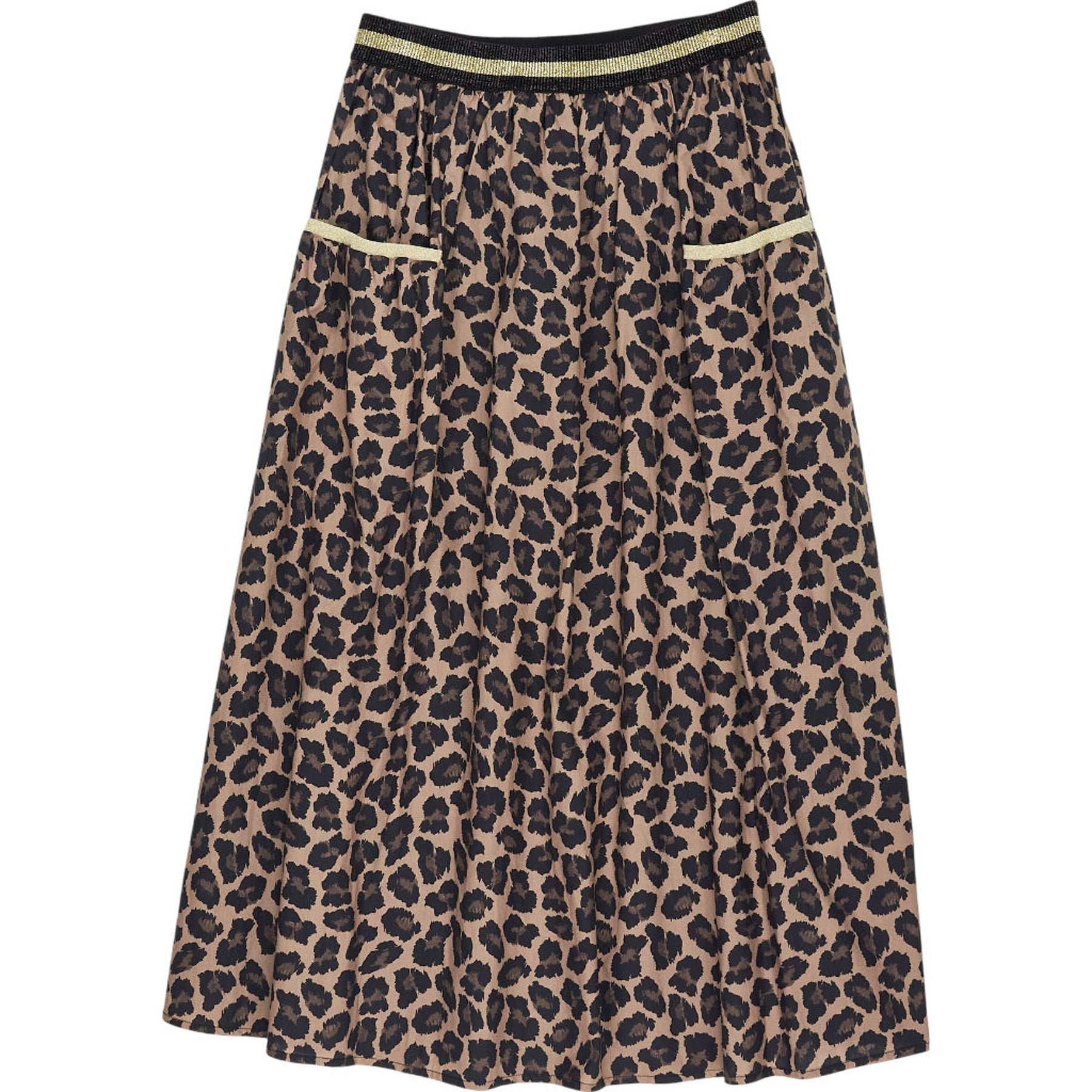 Wyse Leopard Print Midi Skirt 1