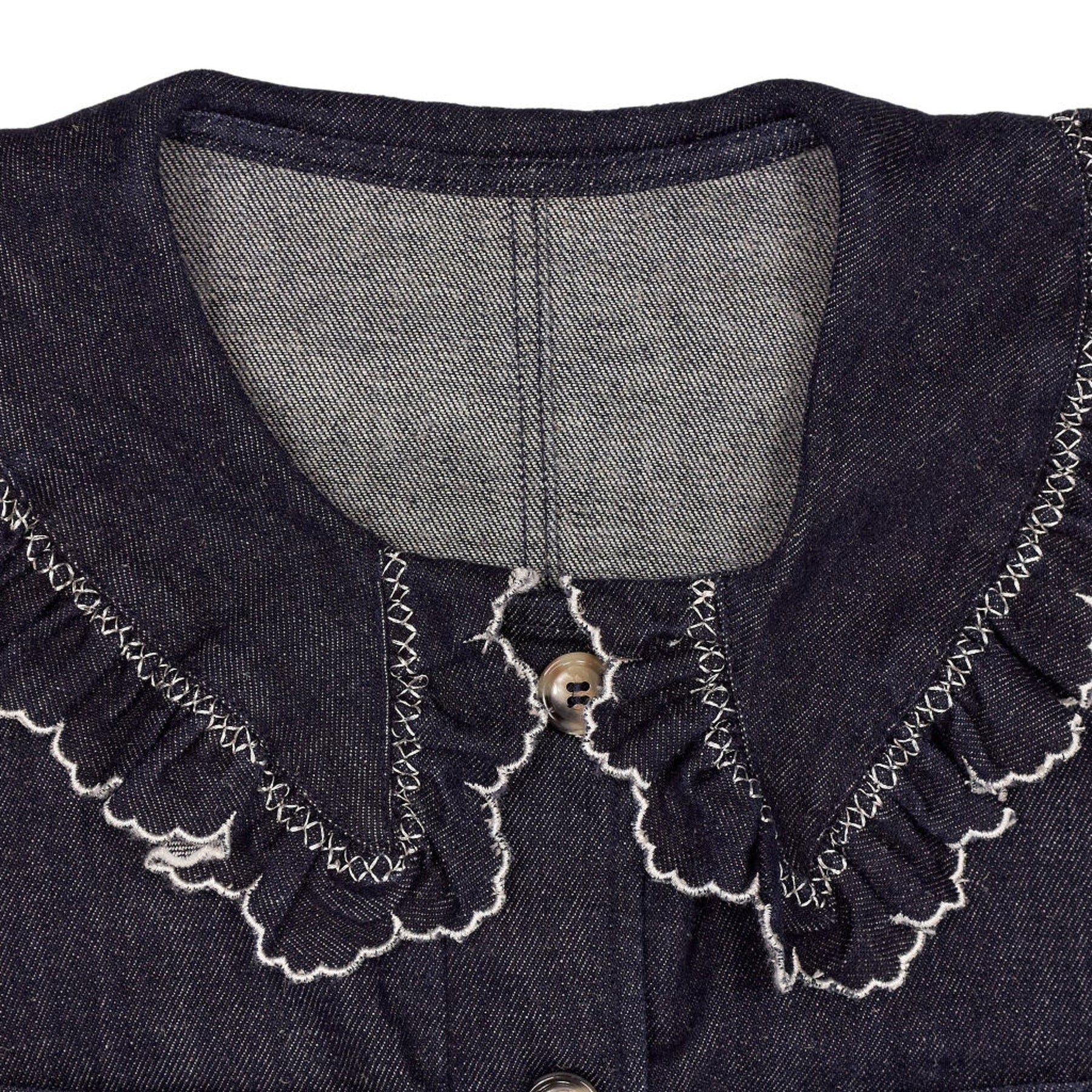 seventy + mochi Blue Denim Sleeveless Top