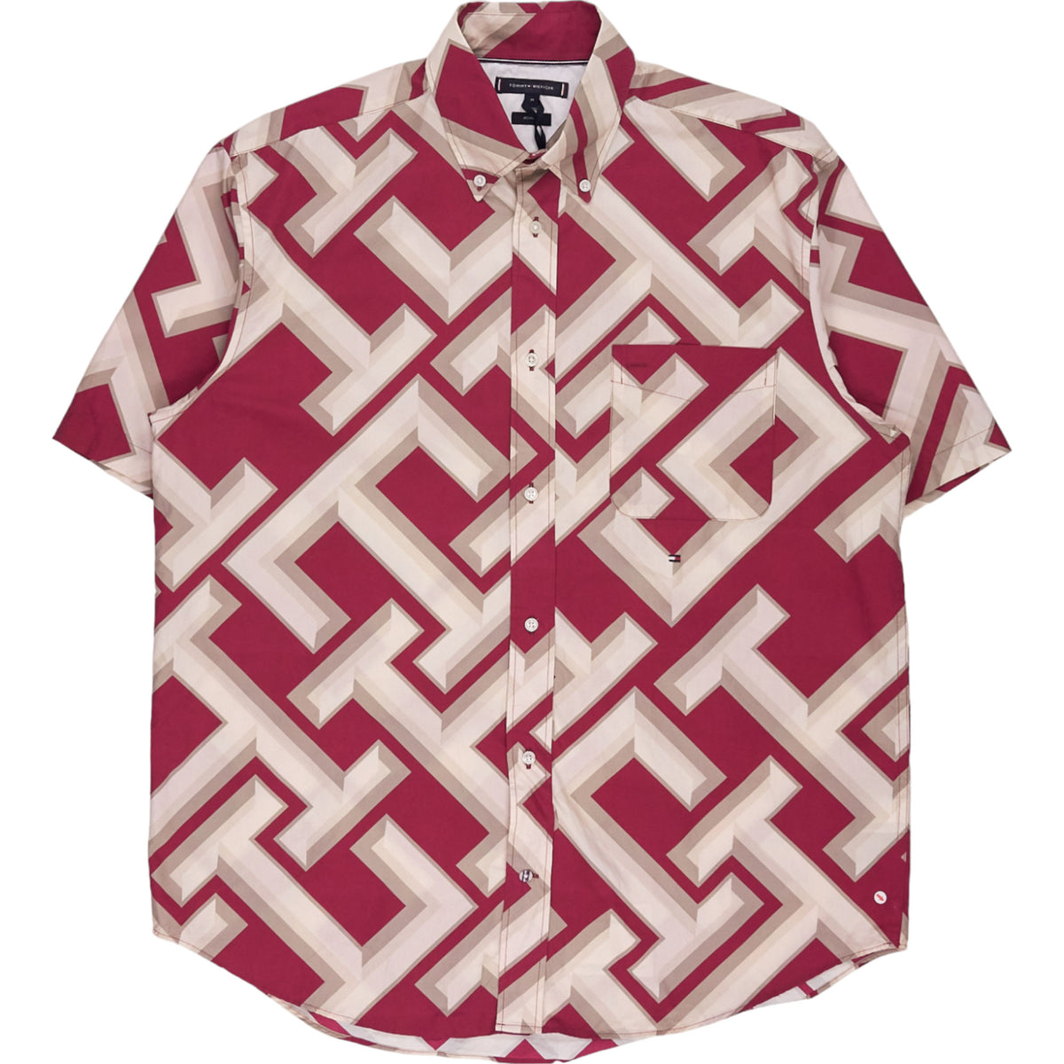 Tommy Hilfiger Royal Berry Monogram Print Shirt