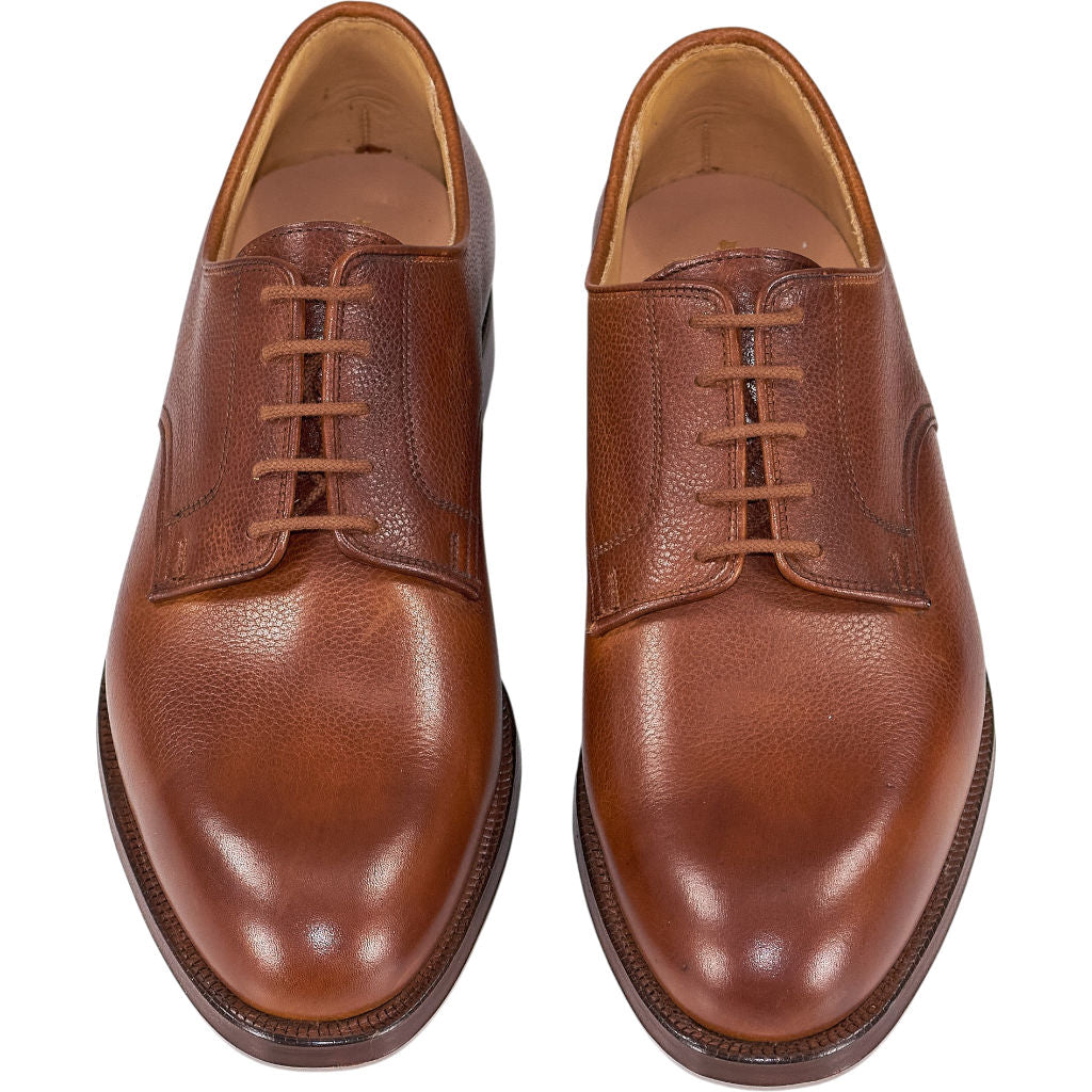 Crockett & Jones Brown Leather Oxford Shoes