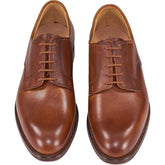 Crockett & Jones Brown Leather Oxford Shoes