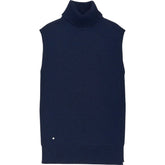 Pure Collection Navy Merino Wool Sleeveless Jumper S