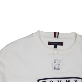 Tommy Hilfiger White Logo Sweatshirt