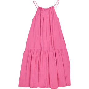 NRBY Pink Cotton Midi Dress