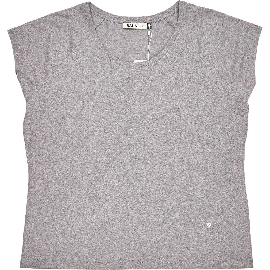 Baukjen Grey Marl Catherine Organic Tee