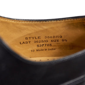 Loake Black Leather 300BRG Oxford Shoes