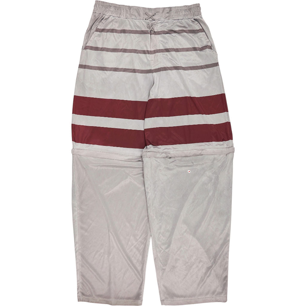 Pull & Bear Lueder Grey Red Striped Trousers