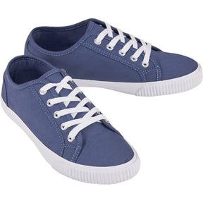 Hush Navy Henley Canvas Trainers
