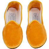 Drogheria Crivellini Mustard Velvet Slippers