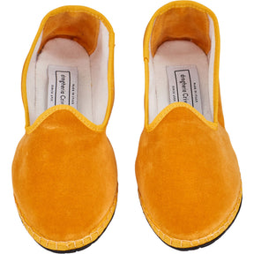 Drogheria Crivellini Mustard Velvet Slippers