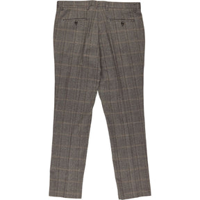 Cavani Brown Check Suit