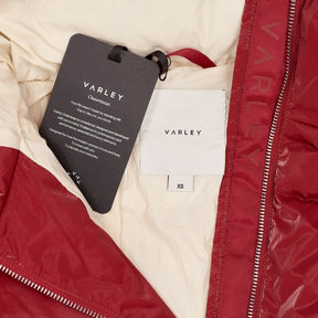 Varley Red Fulerton Down Jacket