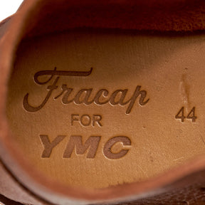 Fracap Brown Leather Slip-On Shoes