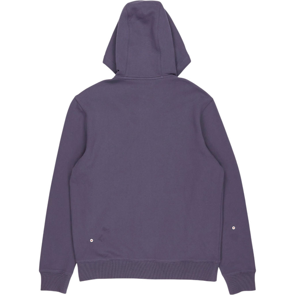 Lyle & Scott Aubergine Purple Fleece Zip Hoodie