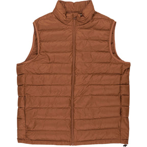Lands' End Brown Quilted Gilet