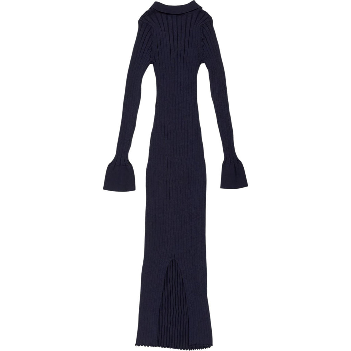 Baukjen Navy Ribbed Knit Dress