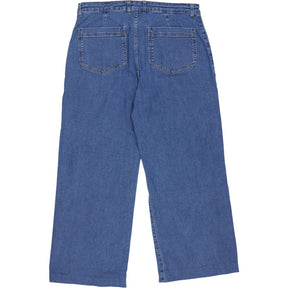 Baukjen Blue Wide Leg Pocket Jeans