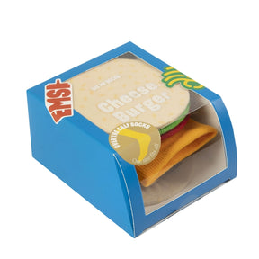 Cheese Burger Novelty Sock Gift Set - Unisex