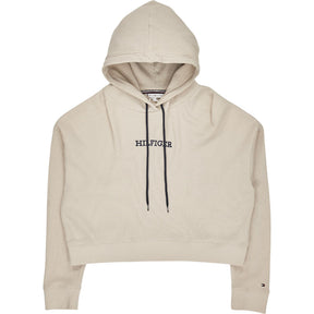 Tommy Hilfiger Cream Waffle Hoodie