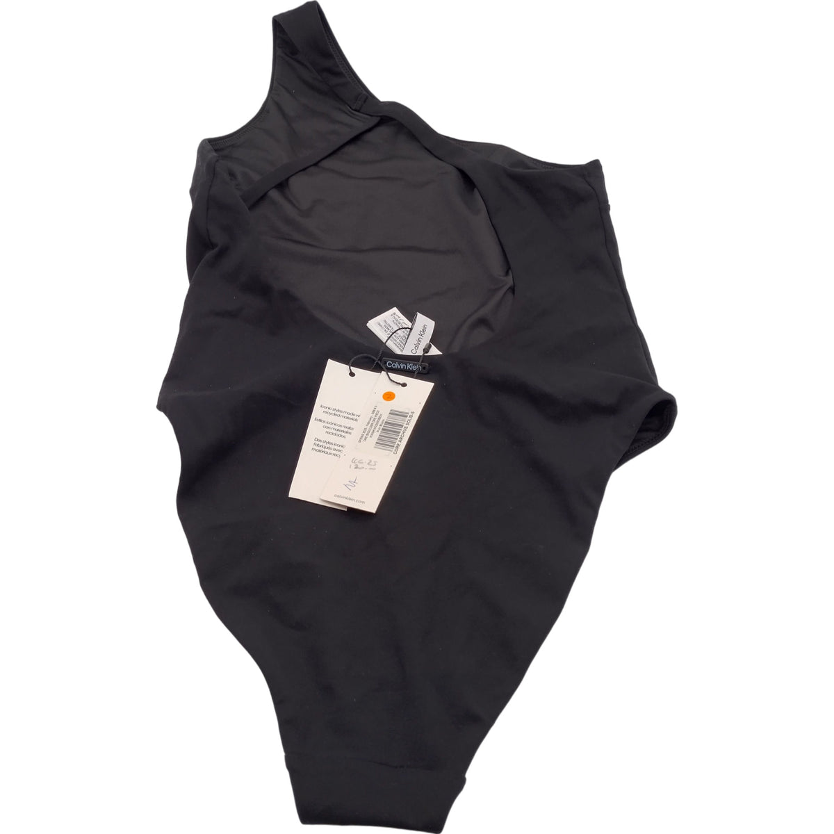 Calvin Klein Black One Shoulder Swimsuit
