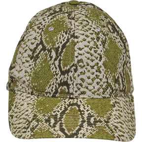 YMC Green Snakeskin Pattern Cap