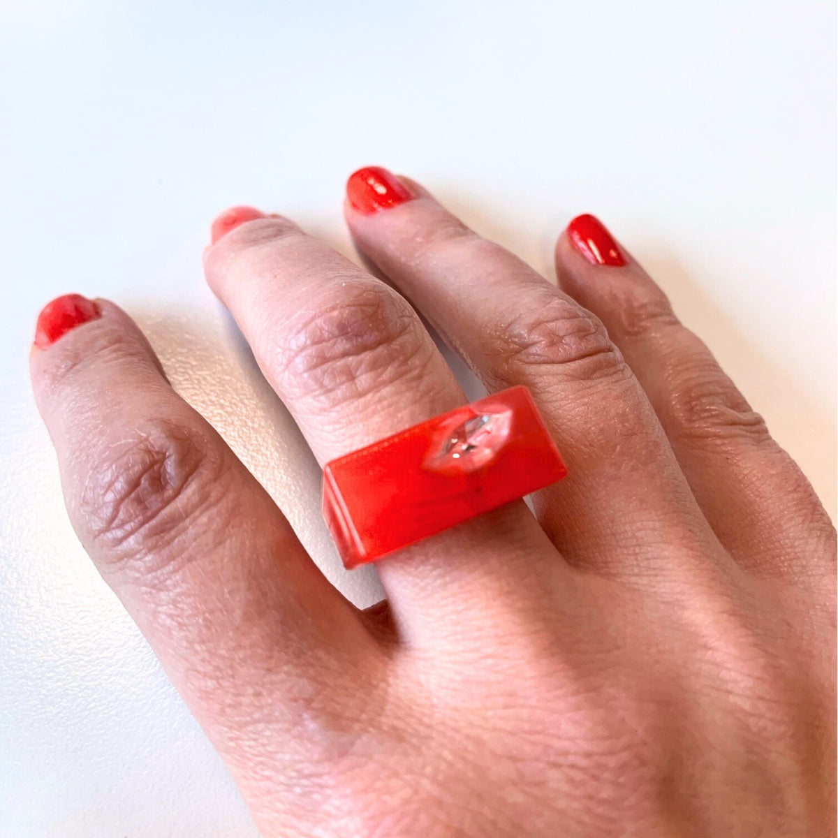 LIMITED EDITION 'Crisis Red' Ring from Müll Club
