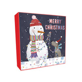 Snowman & Dog Christmas cards - pack of 8