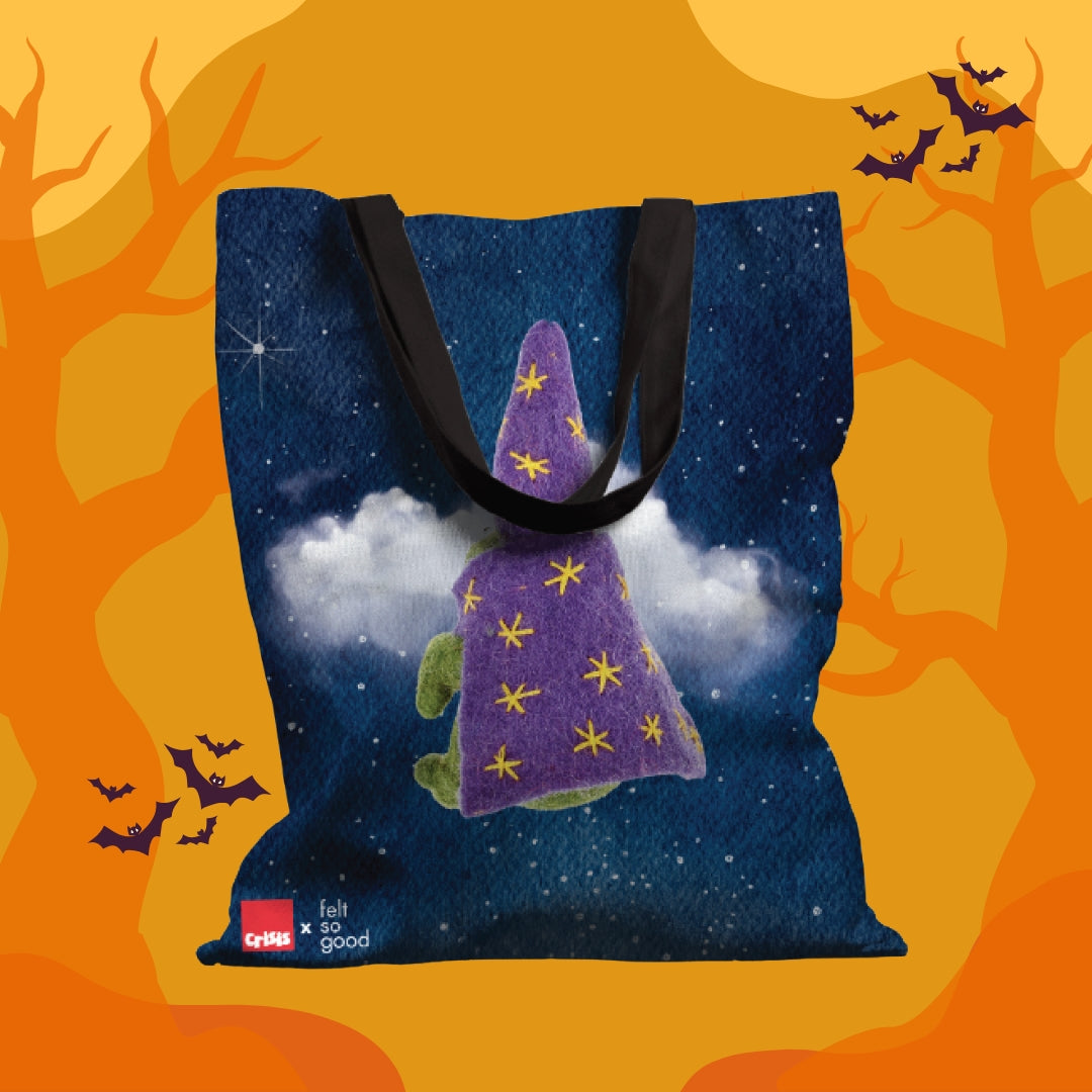 The Wizard Frog Tote Bag - exclusive to Crisis