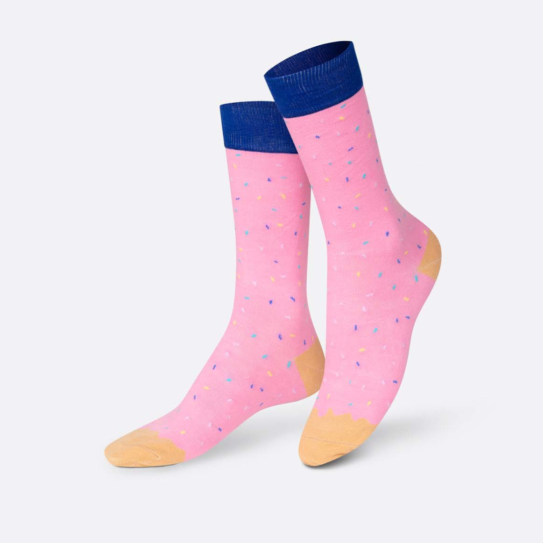 'Joe’s Donuts Strawberry' Socks